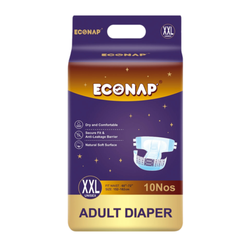 Econap Low cost Adult Diapers XXL Size