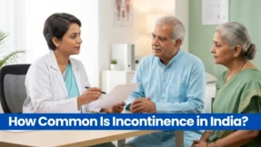 how common is incontinence in india