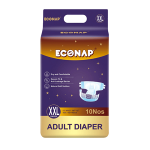 Econap Low cost Adult Diapers XXL Size