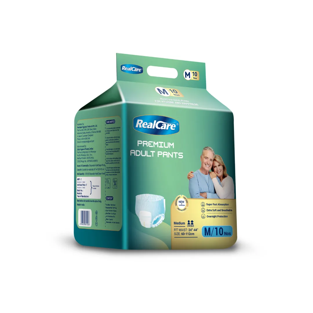 Realcare Overnight Adult Pants_Medium_Pack of 1. Buy Adult Pants Online In India