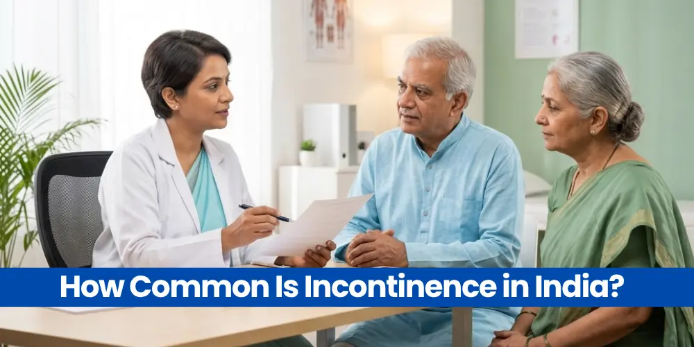 how common is incontinence in india