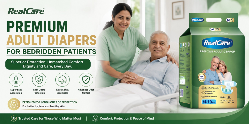Premium Adult Diapers for Bedridden Patients